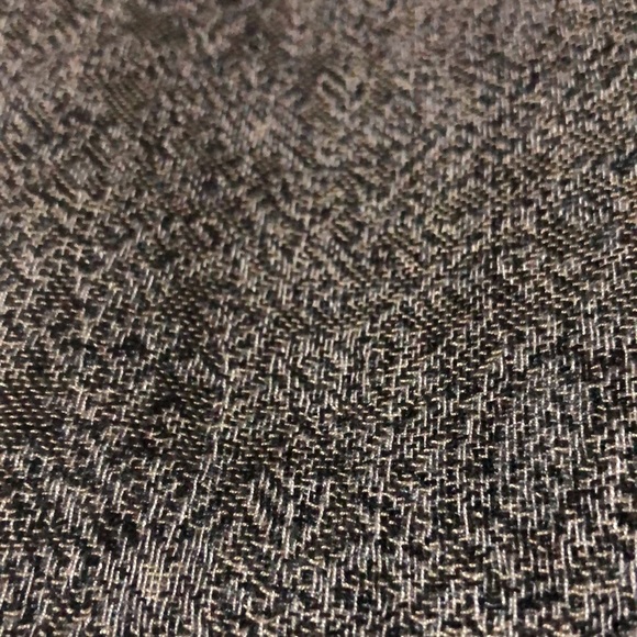 Gorgeous Scarf With Fringe-77x19-Black/White/Gray-EUC - Picture 15 of 15